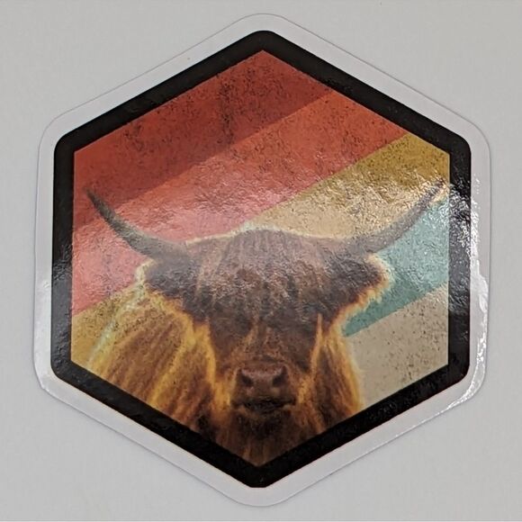 Highland Cow Sticker - Picture 1 of 1